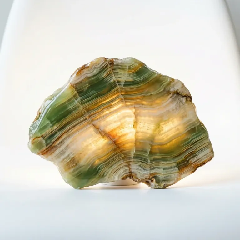 Frammento in Onice Verde #02